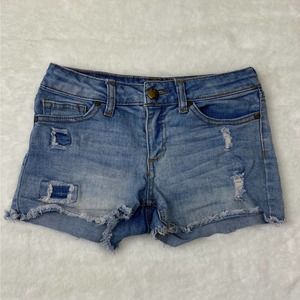 Joe's Kids 'The Markie' Destructed Denim Shorts